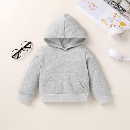 YOUNGER TREE Baby Clothes for Girls Boy Solid Color Hoodie and Sweatpants - Image 2