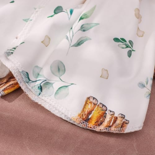 Ylsteed Baby Highland Cow Swaddle Blanket and Headband Set, Newborn Receiving - Image 7