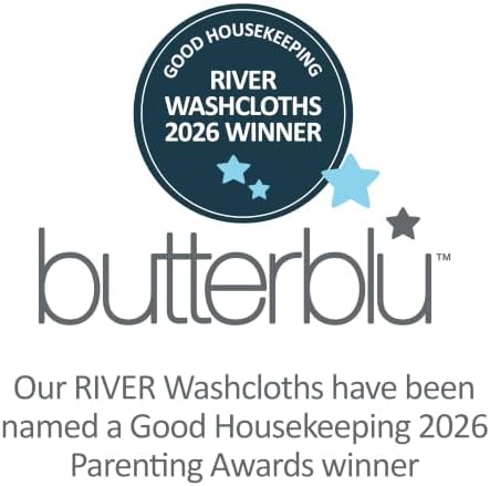 Butterblu River 10-Pack Baby Washcloths 100% Organic Cotton Absorbent - Image 3
