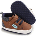 Meckior Toddler Baby Boys Girls High Tops Ankle Sneakers Soft Anti-Slip Sole PU by Meckior