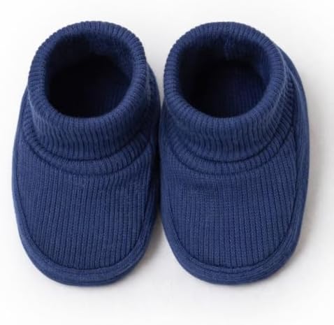CEOBABY Baby Booties 0–3 Months, Newborn Shoes, Soft Cotton Infant Bootie Socks - Image 4