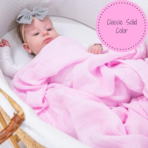 LollyBanks Muslin Swaddle Blankets 2 Pack, 100% Cotton Baby Blanket - Image 3
