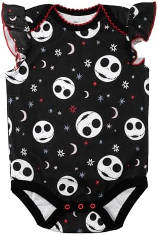 Disney Nightmare Before Christmas Baby 5-Pack Short Sleeve Bodysuits - Image 6