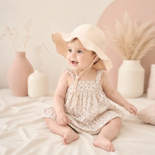 Baby Girl Sun Hat Infant Summer Beach Hat Toddler Bucket Hat UPF 50+ - Image 2