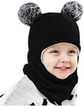 Baby Winter Hat Scarf Set, Unisex Infant Toddler Kids Hat Scarf by GZMM