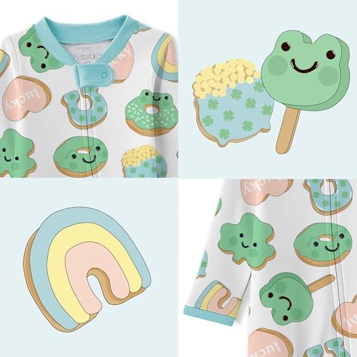 Butterblu Scout Sleep & Play 100% Organic Cotton Footed Zip Front PJs | GOTS - Image 5