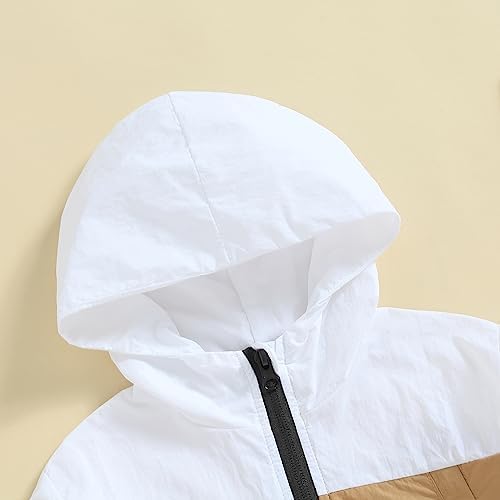 Toddler Baby Girl Windbreaker Jacket Zip Up Hoodie Long Sleeve Sweatshirt - Image 2