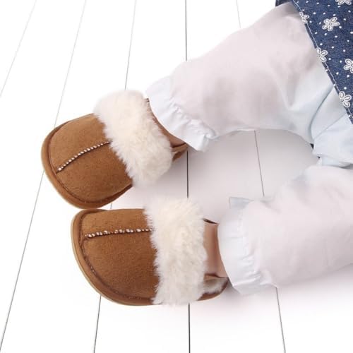 Baby Shoes Pink Leopard Baby Girl Slippers Non-Slip Soft Sole Toddler First - Image 2