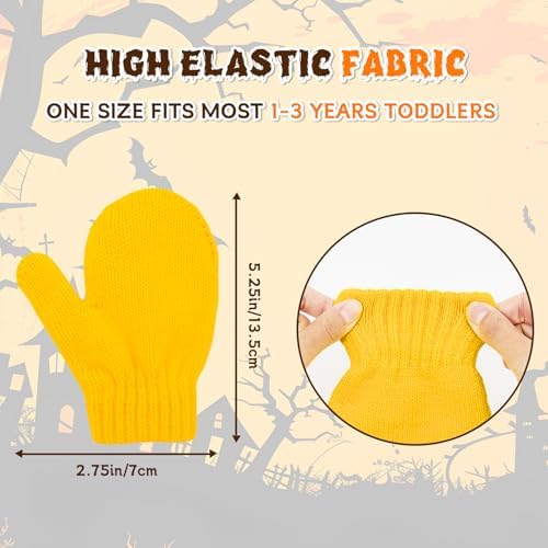 Century Star Toddler Mittens Thick Knit Kids Winter Gloves Warm Toddler Winter - Image 4