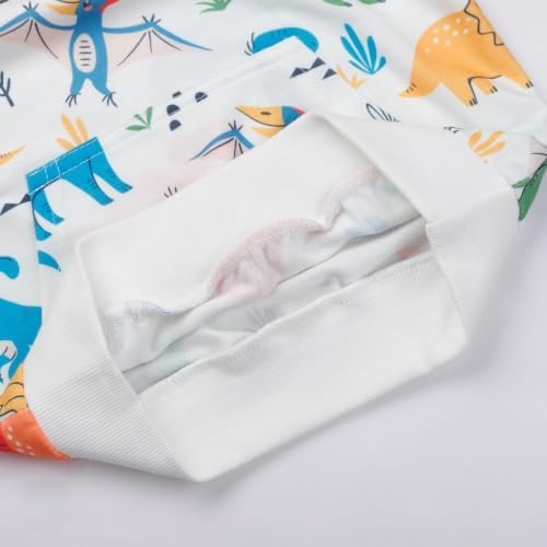 RETSUGO Baby Boys Dinosaurs Hoodie Boy Girls Truck Pullover - Image 7