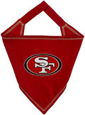Pets First NFL SAN Francisco 49ERS TIE Bandana, Small/Medium. Dog Bandana Scarf by PETSFIRST