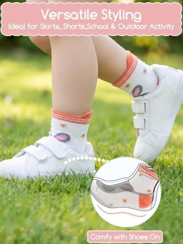 Aroveea Toddler Socks Non Slip Grip Ankle Baby 12 Pack - Image 4