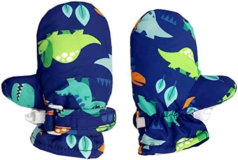 Toddler Gloves Kids Mittens Winter Warm Lined Fleece Gloves Waterproof Snow - Image 2