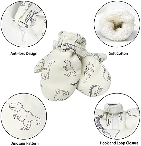 Toddler Mittens Lined Fleece Snow Gloves - Image 4