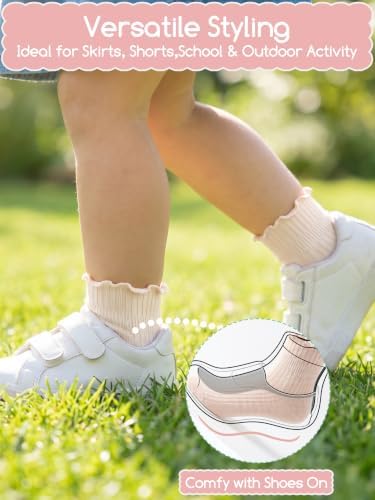 Aroveea Toddler Socks Non Slip Grip Ankle Baby 12 Pack - Image 4