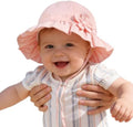 Baby Girl Wide Brim Bucket Hats by DANMY