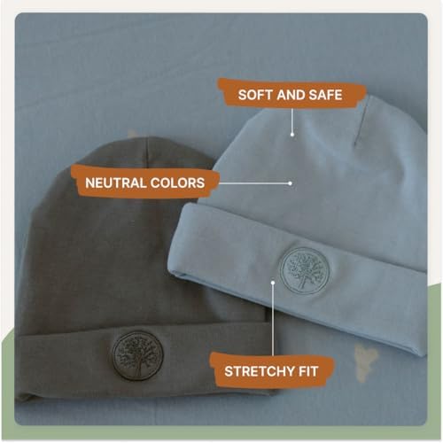 Parker Baby Co. Soft Baby Beanie Hats, Double-Layered - Image 3