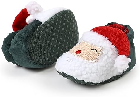 Baby Booties Cozy Fleece Slippers Soft Baby Shoes by GDSDYM