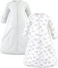 Hudson Baby Unisex Baby Cotton Long-Sleeve Wearable Sleeping Bag by HudsonBaby
