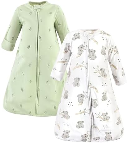 Hudson Baby Unisex Baby Cotton Long-Sleeve Wearable Sleeping Bag by HudsonBaby