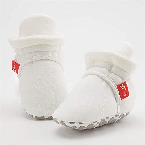 HsdsBebe Unisex Newborn Baby Cotton Booties Non-Slip Sole - Image 4