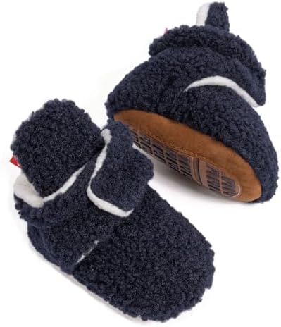 HsdsBebe Unisex Newborn Baby Cotton Booties Non-Slip Sole by HsdsBebe