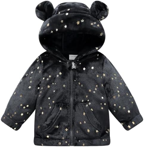 Baby Girl Winter Fleece Coat Toddler Boy Warm Jacket Infant Sweater Outwear by MOKITONI