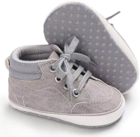 Baby Boys Girls Booties Fleece Anti-Slip Soft Sole Boots Toddler First Walker - Image 5