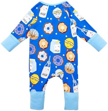 Bow Dream Bamboo Pajamas for Baby, Rayon Sleeper Romper Jumpsuit Outfit | 93% - Image 3