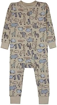Hanes Baby Pure Comfort Organic Long Sleeve Footless Sleep N' Play, Infant by Hanes
