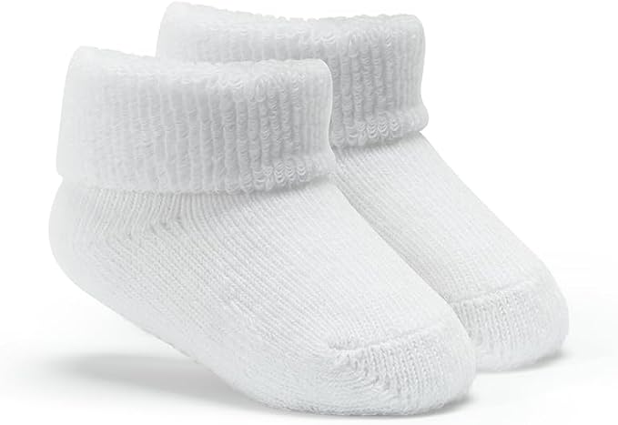 Little Me Baby Socks – 6-Pack Terry Turn Cuff Socks - Image 2