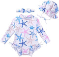 Renotemy Baby Swimsuit Girls One-Piece Swimwear Baby Beach Essentials 3M-3T by Renotemy