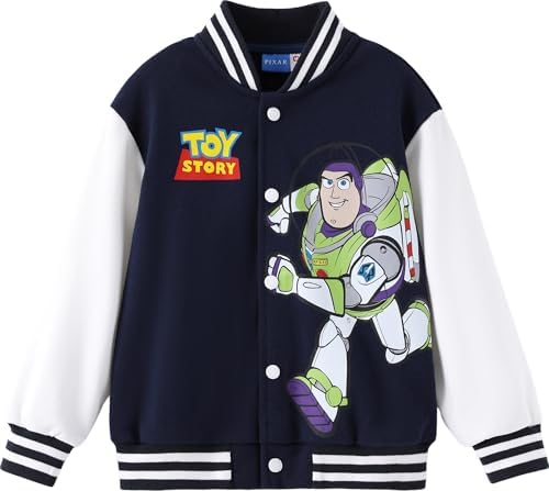 Disney Bomber Jacket Spider Man Marvel Toy Story Cars Varsity Cardigan2-13Y by Disney