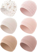 Konssy 6 Pack Baby Newborn Hats, Soft Beanie Hat by Konssy