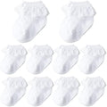 Baby Girl Lace Socks 10 Pack Newborn Ruffle Socks Cotton Ankle Dress Sock by Unknown