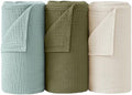 Bearmoss Muslin Swaddle Blankets, 40 x 38 inches Baby Swaddle by Bearmoss