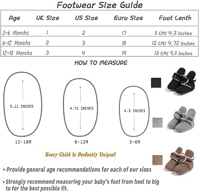 Sawimlgy Newborn Infant Baby Girl Boy Cotton Booties Stay On Sock Slippers Soft - Image 6