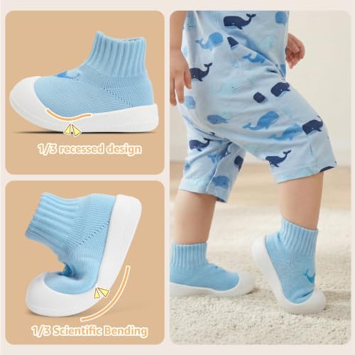 STQ Baby/Toddler Sock Walking Shoes Infant Slippers - Image 4