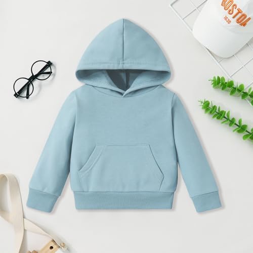 YOUNGER TREE Baby Clothes for Girls Boy Solid Color Hoodie and Sweatpants - Image 4