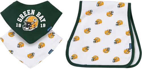Gerber Baby Nfl Team Bandana Bibs and Burp Cloth Set by Gerber