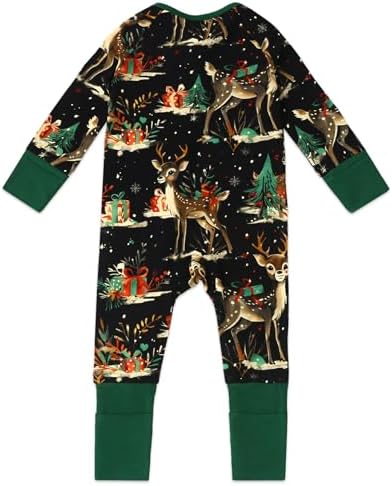 Baby Viscose of Bamboo Convertible Footie Pajamas - Image 3