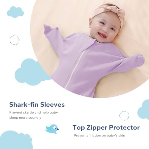 ZIGJOY Swaddle Sleep Sack 3-6 Months, 1.0 Tog Cotton Baby Swaddle Blanket - Image 3