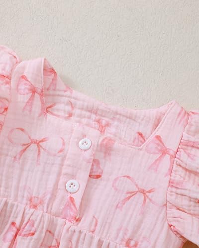 Renotemy Baby Girl Clothes Summer Newborn Girls Outfits Preemie-18Months - Image 4