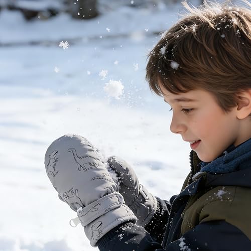 Infant Baby Toddler Winter Mittnes Lined Fleece Snow Gloves - Image 5