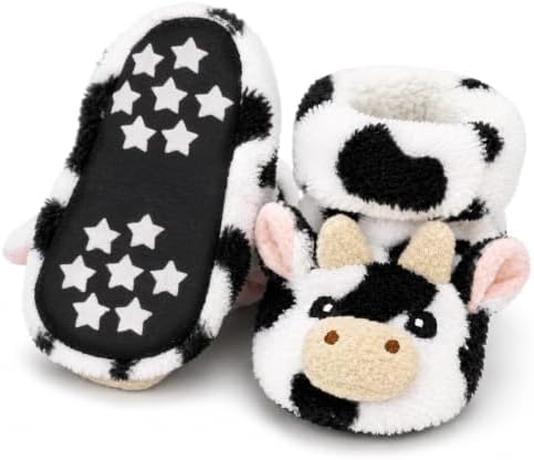 Baby Boys Girls Booties Newborn Baby Shoes Unisex Winter Warm Infant Slippers by Unknown