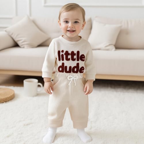 Giraropa Newborn Baby Boy Clothes Rib Knit Romper Jumpsuit Solid Sweater - Image 6