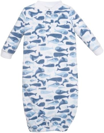 Hudson Baby Unisex Baby Fleece Gowns - Image 3