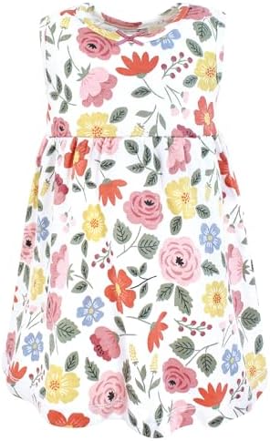 Hudson Baby Infant and Toddler Girls Cotton Dress and Cardigan Set - Image 4