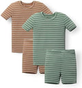 AVAUMA Stripe Pattern Baby Boys Girls Pajama Set Kids Toddler Snug fit Ribbed by AVAUMA