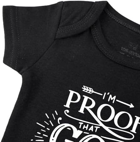 listery I'M Proof That God Answers Prayers Baby Bodysuit Baby Religious Infant - Image 5